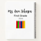 新学期クライアン名級級年の追加 ノートブック (裏面)