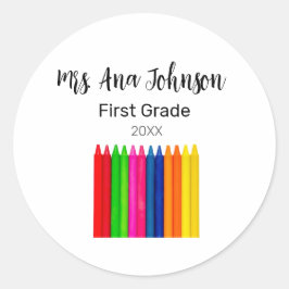 新学期クライアン名級級年の追加 ラウンドシール