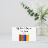 新学期クライアン名級級年の追加 名刺 (スタンド正面)