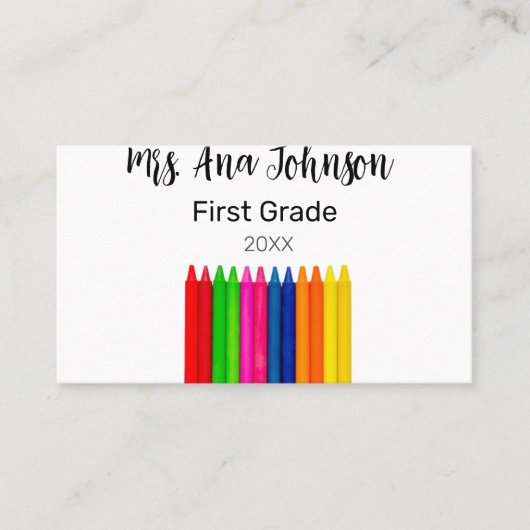 新学期クライアン名級級年の追加 名刺 (正面)