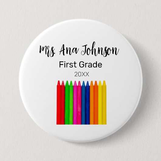 新学期クライアン名級級年の追加 缶バッジ (正面)