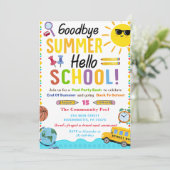 新学期グッドバイサマーハロースクール 招待状 (スタンド正面)