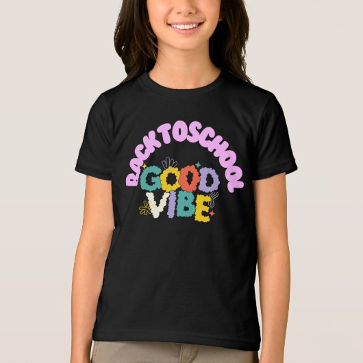 新学期グッドVibe Tシャツ (正面)