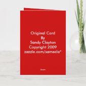 新学期グリーティングカード カード (裏面)