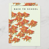 新学期グリーティングカード サンキューカード (正面/裏面)