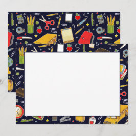 新学期グリーティングカード サンキューカード