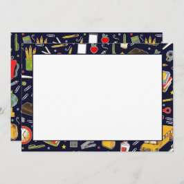 新学期グリーティングカード サンキューカード