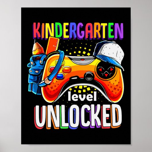 新学期ゲームパッド幼稚園レベル解除済み ポスター (正面)