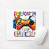 新学期ゲームパッド幼稚園レベル解除済み マウスパッド (マウス)