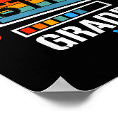 新学期ゲーム6年生ゲーマーおもしろいキッズ ポスター (角)
