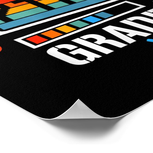 新学期ゲーム7年生ゲーマーおもしろいキッズ ポスター (角)