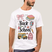 新学期コケット先生幼稚園プレク Tシャツ (正面)