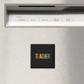新学期コンピュータサイエンス先生Leopard Ad マグネット (インサイチュ (食洗機))
