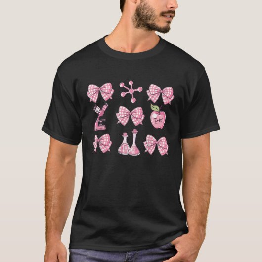 新学期サイエンス先生コケットボウファースト Tシャツ (正面)