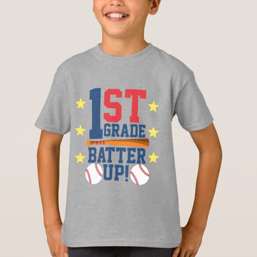 新学期シャツ | 1年生バッターアップ Tシャツ (正面)