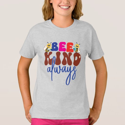 新学期シャツ | Bee Kind Tシャツ (正面)