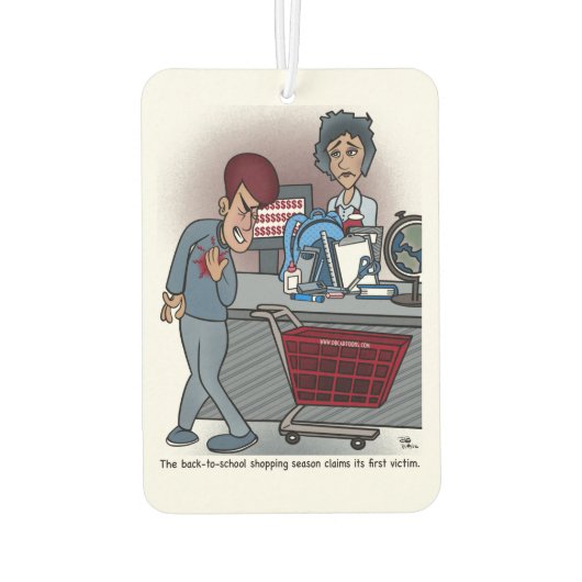 新学期ショッピング空気清浄機 カーエアーフレッシュナー (裏面)