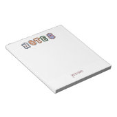 新学期シンプルカラフル ノートパッド (アングル)