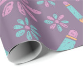 新学期シームレスラッピング紙アート ラッピングペーパー (ロールコーナー)