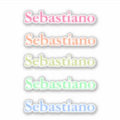 新学期シールカラフルラベル シール (正面)