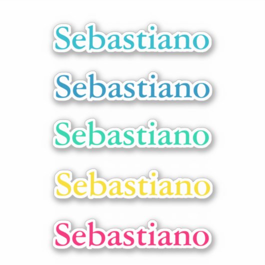 新学期シールカラフルラベル シール (正面)