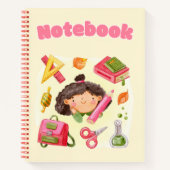 新学期スタート 💛💗📒 ノートブック (正面)