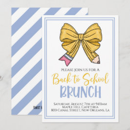 新学期スタート ブランチへの招待 招待状