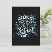 新学期スタート! 2025年度 学校生活が始まる 招待状 (スタンド正面)