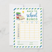 新学期スタート 8月9月Buncoカード 招待状 (正面)