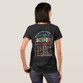 新学期スタート! Tシャツ (裏面フル)
