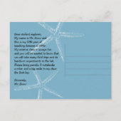 新学期スターフィッシュウェルカム ポストカード (裏面)