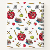 新学期スパイラルノートブック：おもしろいとカラフル ノートブック (裏面)