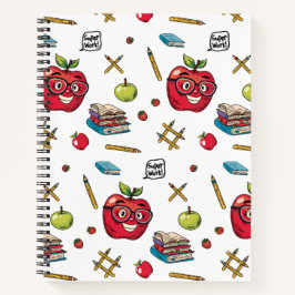 新学期スパイラルノートブック：おもしろいとカラフル ノートブック