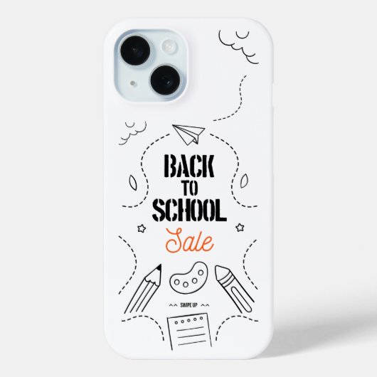 新学期タイポグラフィーデザイン Case-Mate iPhoneケース (裏面)