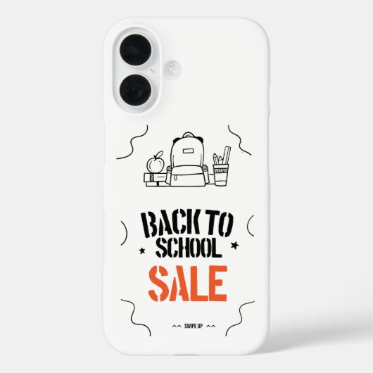 新学期タイポグラフィーデザイン Case-Mate iPhoneケース (裏面)