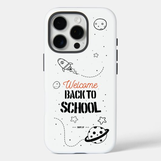 新学期タイポグラフィーデザイン Case-Mate iPhoneケース (裏面)