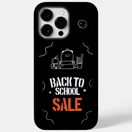 新学期タイポグラフィーデザイン Case-Mate iPhoneケース (裏面)