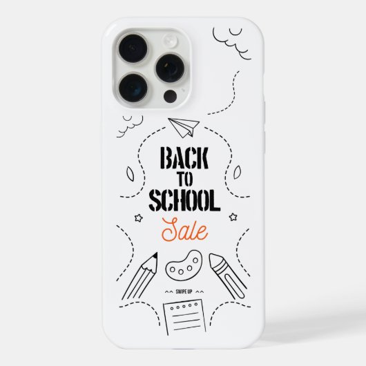 新学期タイポグラフィーデザイン iPhoneケース (裏面)