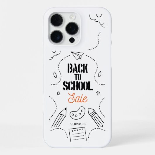 新学期タイポグラフィーデザイン iPhoneケース (裏面)
