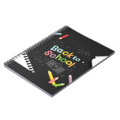 新学期チョークボード手帳 ノートブック (左側)