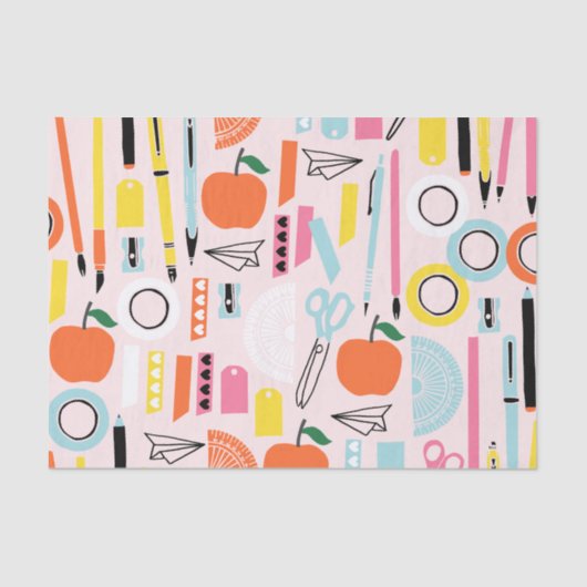 新学期ティッシュペーパー 薄葉紙 (正面)