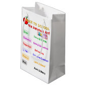 新学期ティーサバイバルキット スモールペーパーバッグ (裏面アングル)