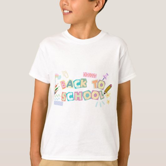 新学期ティー:今年は目立つ! Tシャツ (正面)