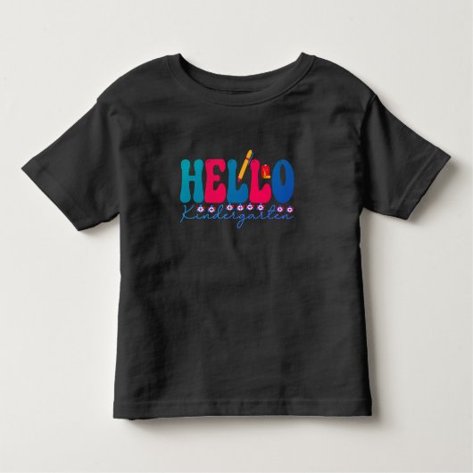新学期ティー |幼稚園Tシャツ トドラーTシャツ (正面)