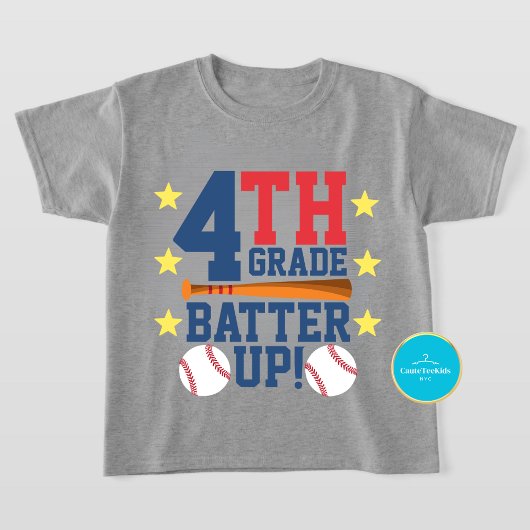 新学期ティー |第4級打者アップ Tシャツ