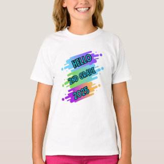 新学期ティー、2年生、1日目 Tシャツ