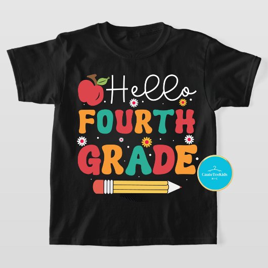 新学期ティー | Hello Four Tシャツ