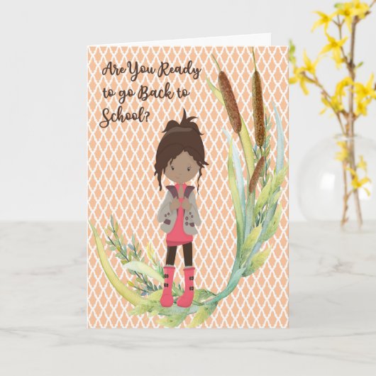 新学期デザイン カード (黄色い花)