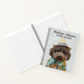 新学期トイプードルノート ノートブック (内部)