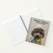 新学期トイプードルノート ノートブック (内部)